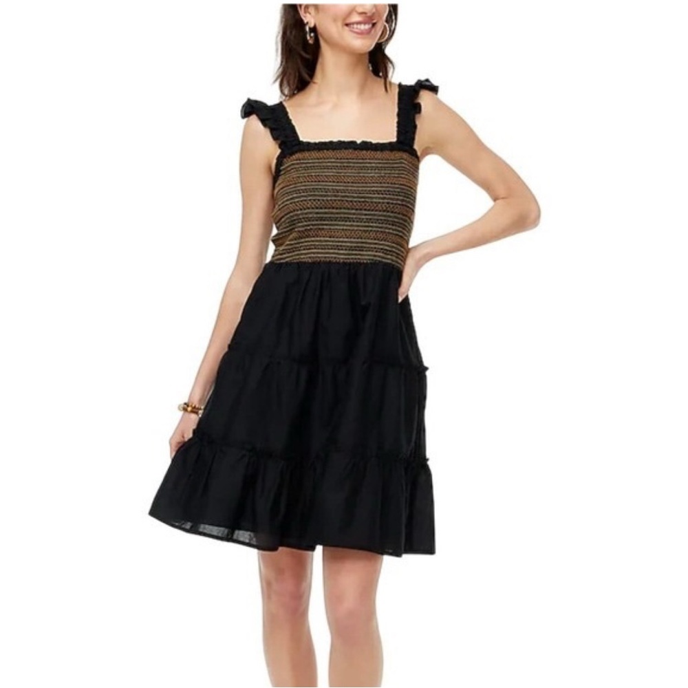 J. Crew (Factory)Smocked Tiered Dress Size Medium